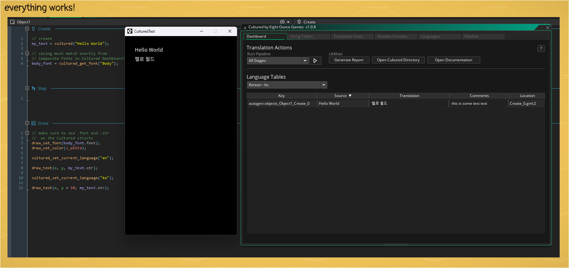Run the pipeline again to compile your text
